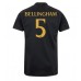 Real Madrid Jude Bellingham #5 3rd Dres 2023-24 Krátkým Rukávem
